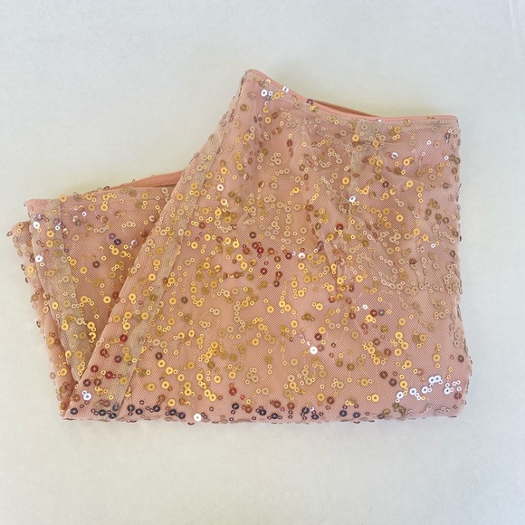 Finders Keepers Rose Gold Sequin Skirt - Picture 3 of 6